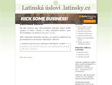 Tablet Screenshot of latinska-uslovi.latinsky.cz